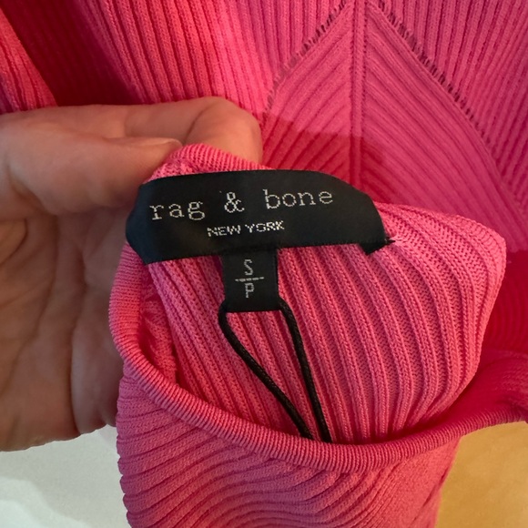 Rag & Bone Asher Backless Pink Midi Dress New With Tags - Picture 5 of 5